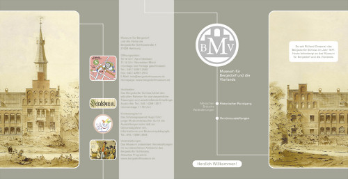 Flyer für das Museum Bergedorf, Vorderseite Flyer für das Museum Bergedorf, Vorderseite